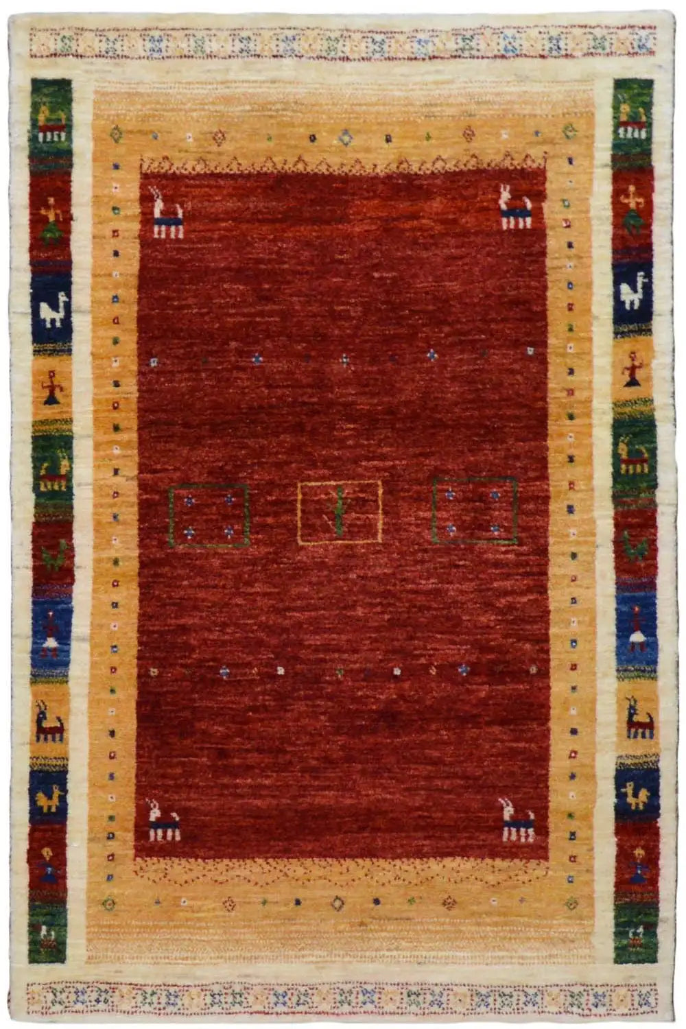 Gabbeh - (123x80 cm) - Premium Gabbeh from German Carpet Shop - Just €650! Shop now at German Carpet Shop