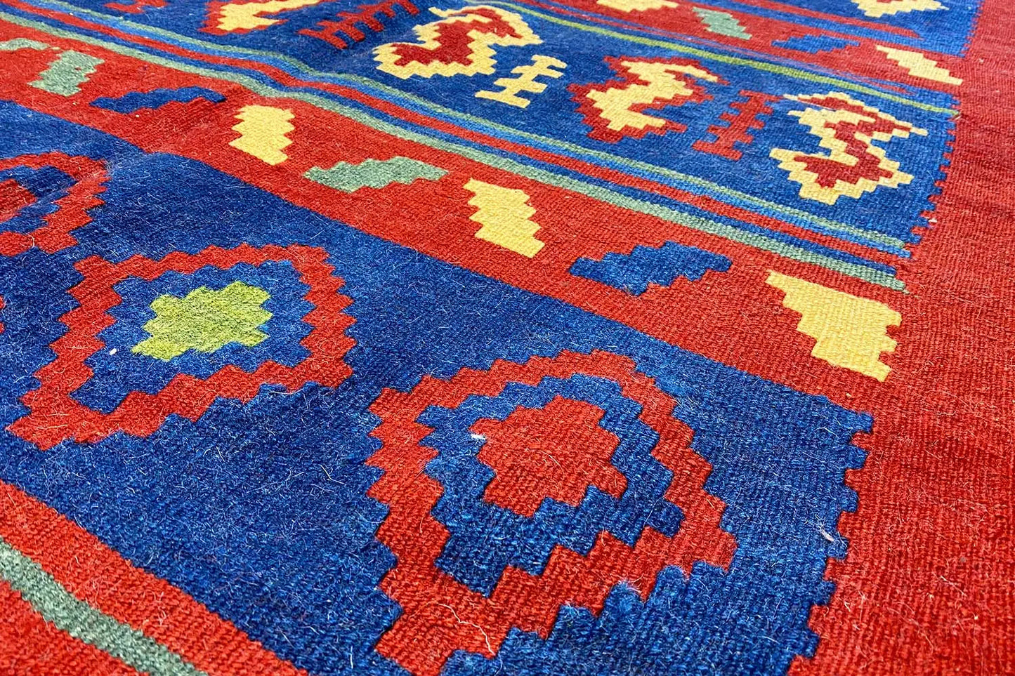 Kilim Qashqai - 802422 (235X170 cm) - Premium Kelim from German Carpet Shop - Just €360! Shop now at German Carpet Shop