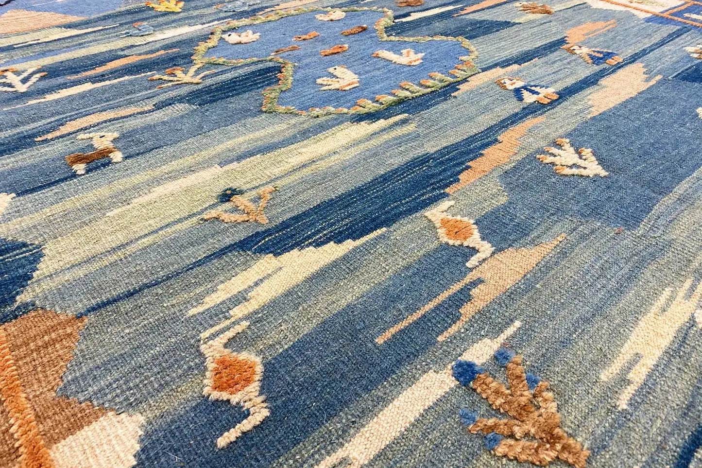 Kilim Qashqai - 605611 (210x154 cm) - Premium Kelim from German Carpet Shop - Just €485! Shop now at German Carpet Shop