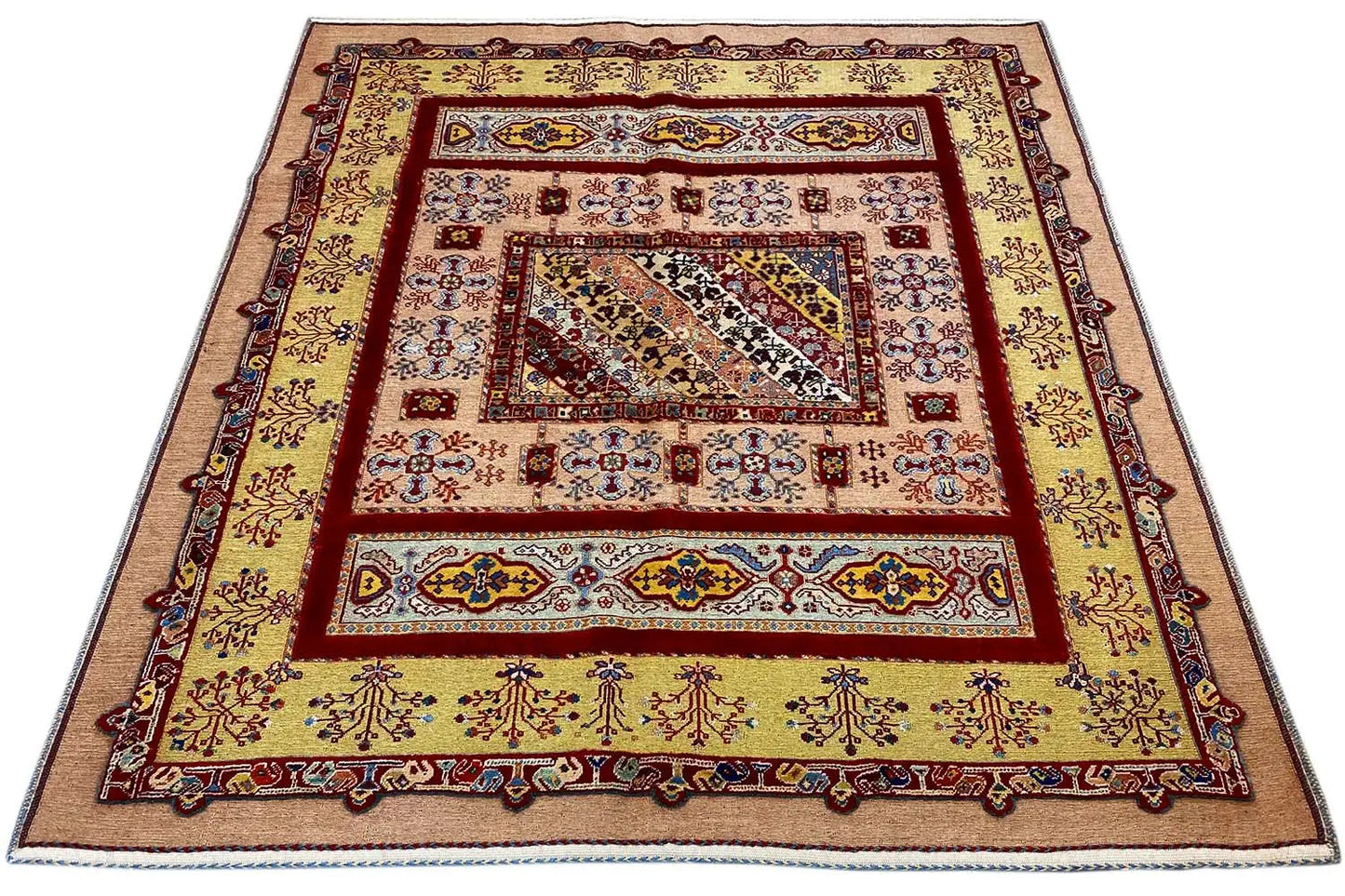 Soumakh (172x155 cm) - Premium Soumakh from German Carpet Shop - Just €850! Shop now at German Carpet Shop