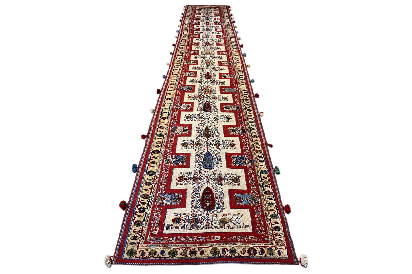 Soumakh Läufer (572x99 cm) - Premium Soumakh from German Carpet Shop - Just €3038! Shop now at German Carpet Shop