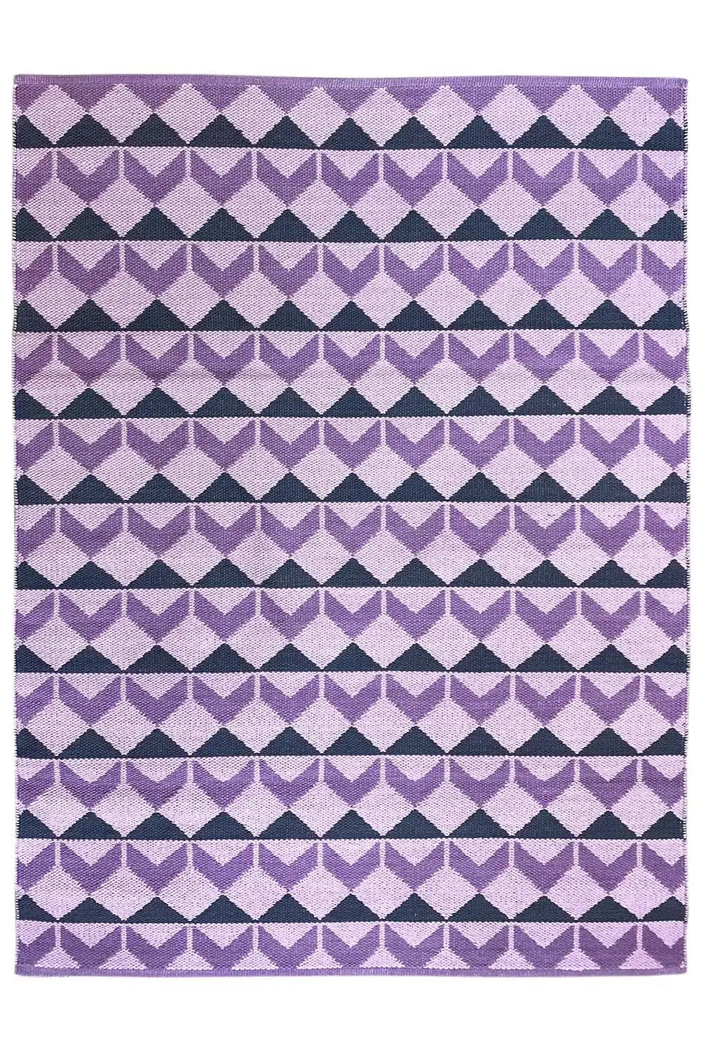 Moderner Kelim - Samak 05 Violet - German Carpet Shop