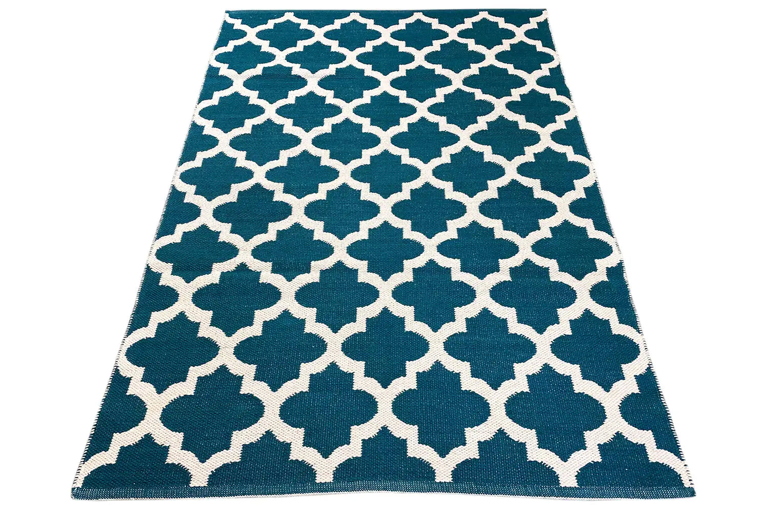 Moderner Kelim - Samak 03 Green - German Carpet Shop