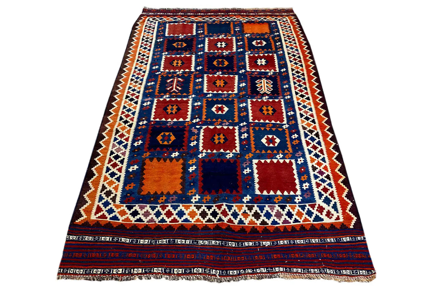 Kilim Qashqai - (276x156 cm) - Premium Kelim from German Carpet Shop - Just €389! Shop now at German Carpet Shop