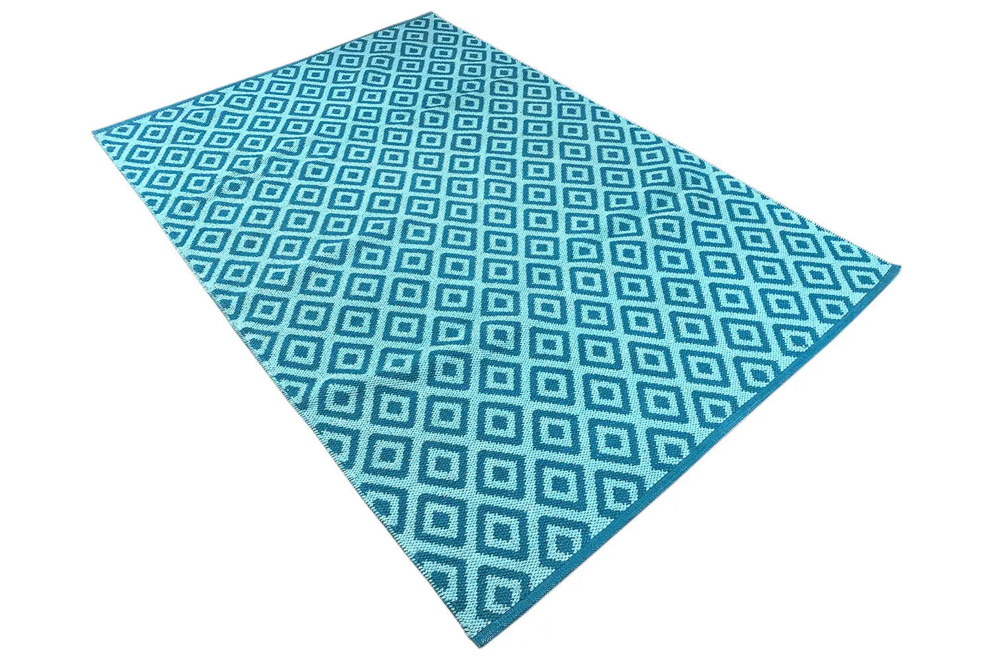 Moderner Kelim - Samak 04 Blue - German Carpet Shop