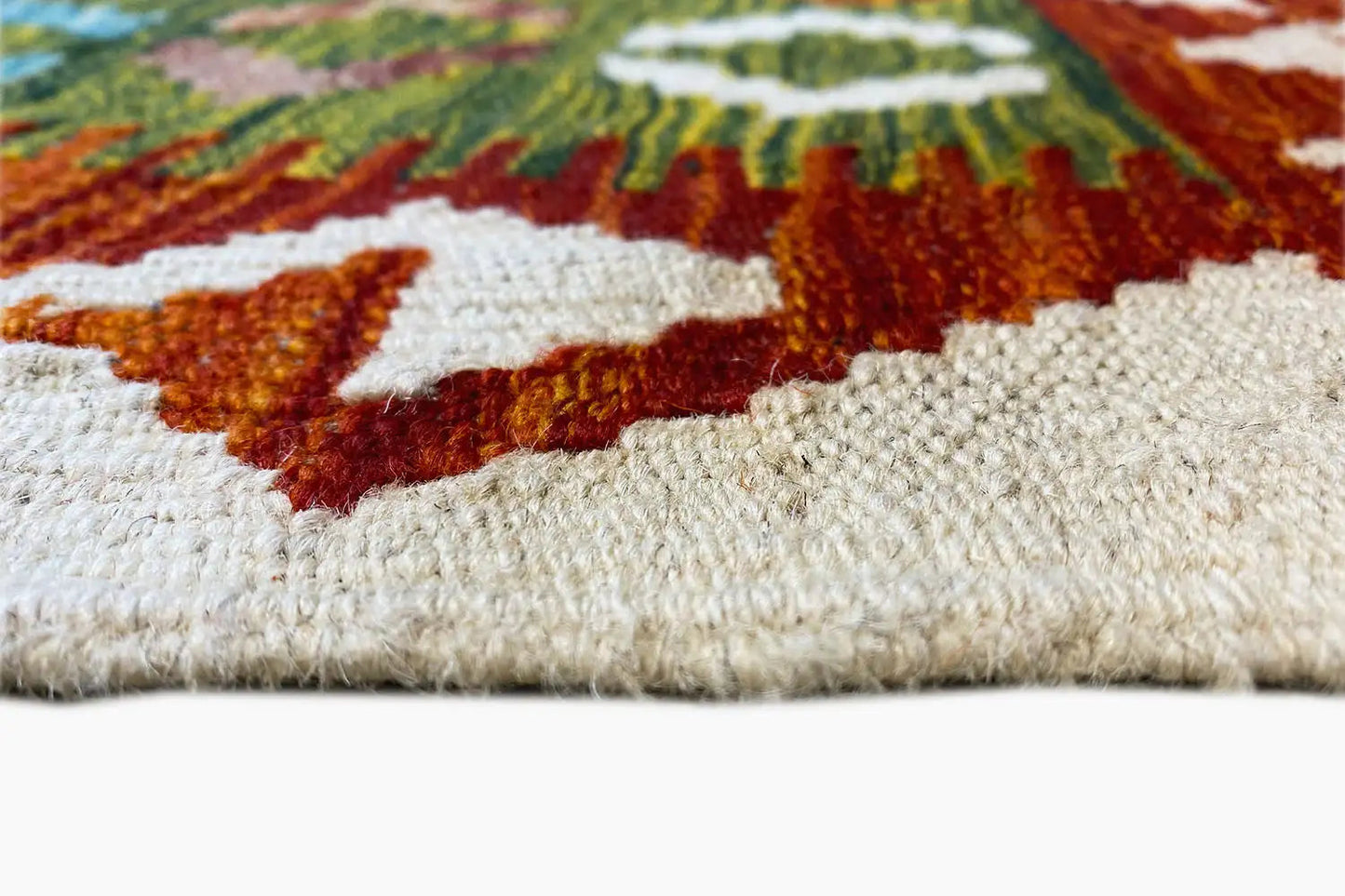 Kelim Afghan - (208x151 cm) - German Carpet Shop