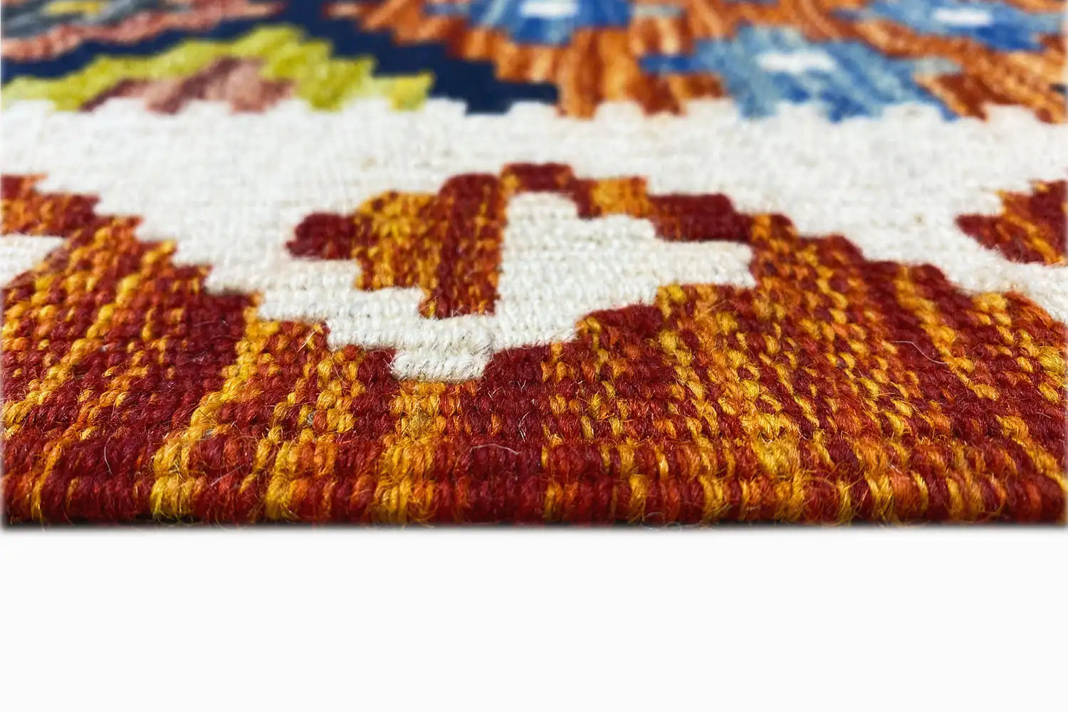 Kelim Afghan - (199x148 cm) - German Carpet Shop