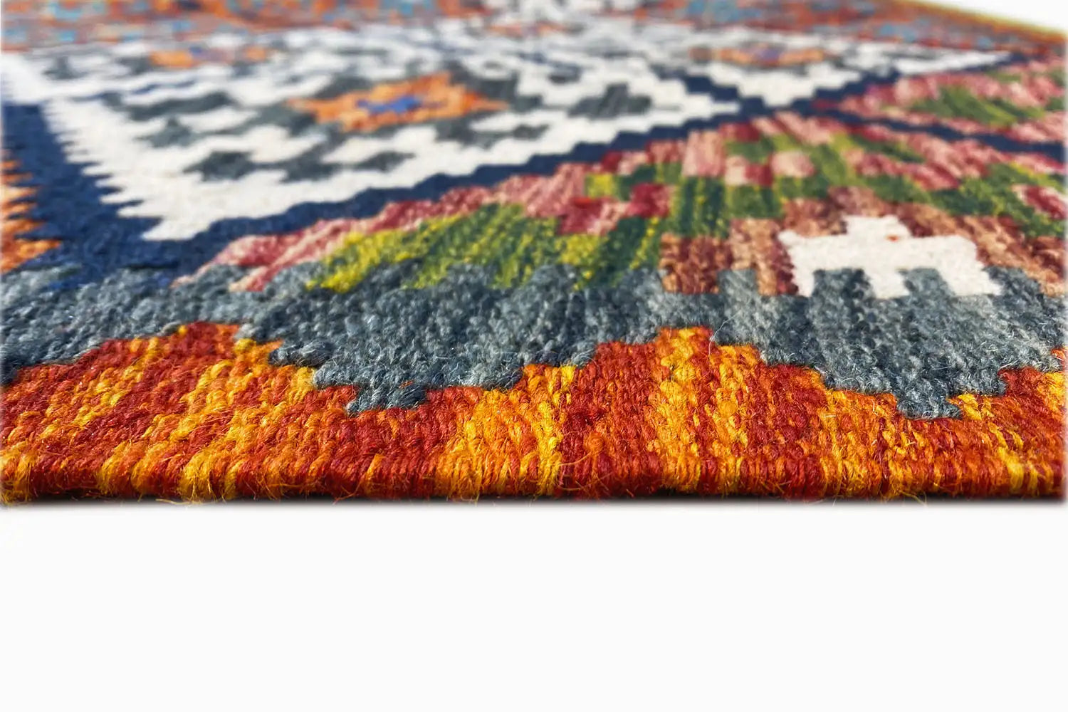 Kelim Afghan - (202x152cm) - German Carpet Shop