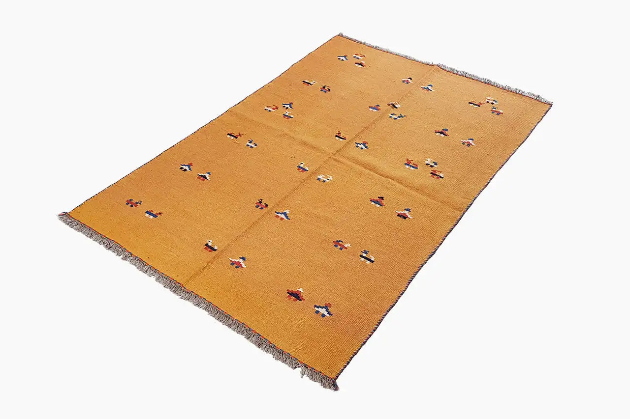 Kilim Qashqai -2124 (150x100 cm) - Premium Kelim from German Carpet Shop - Just €110! Shop now at German Carpet Shop