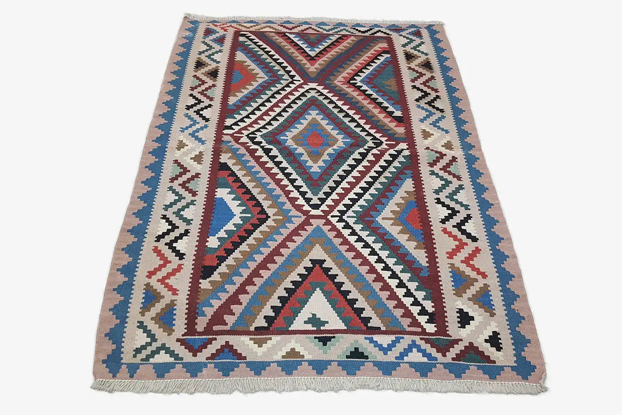 Kilim Qashqai - Multicolor 16PL 155x107 cm - German Carpet Shop