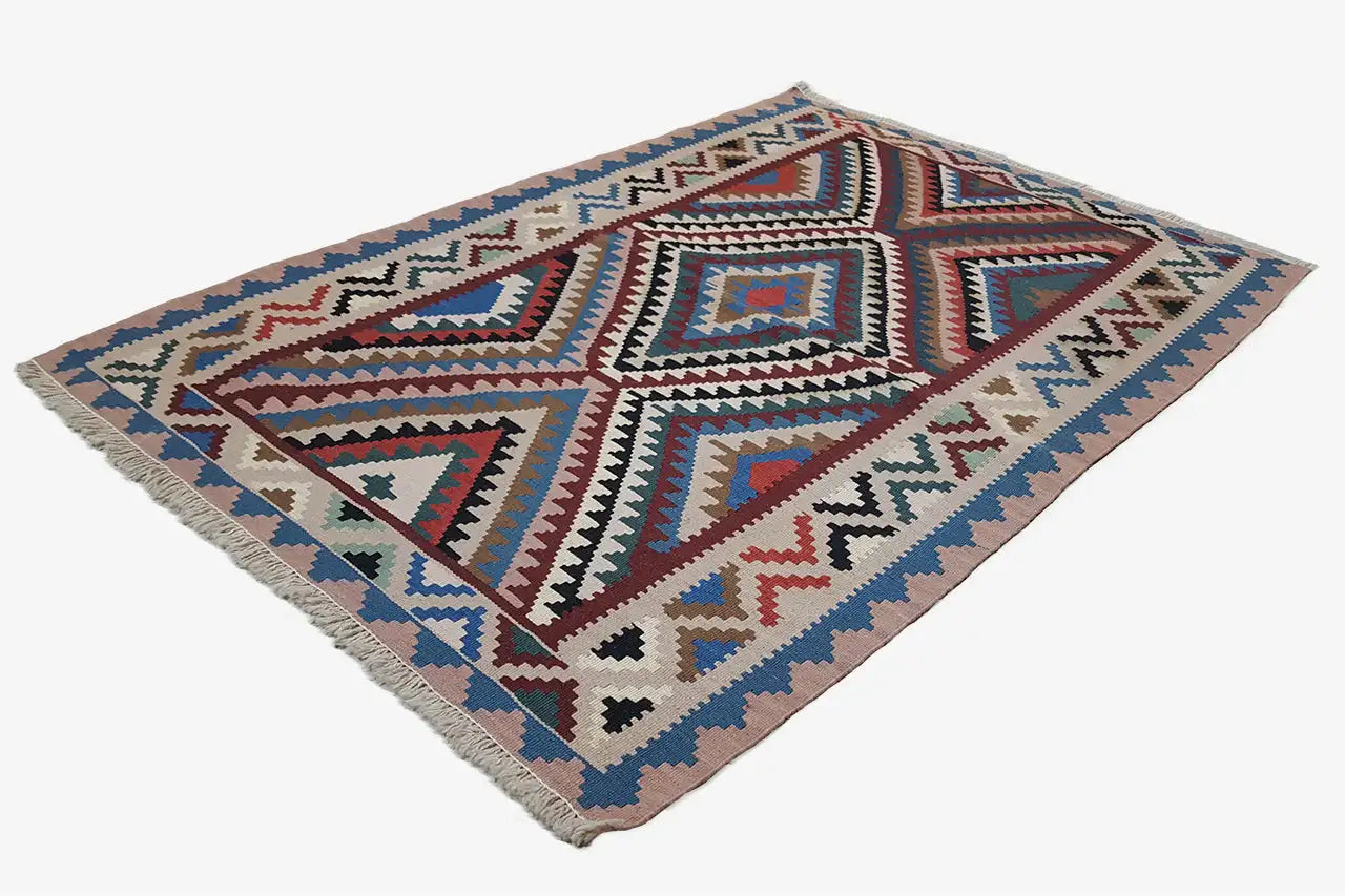 Kilim Qashqai - Multicolor 16PL 155x107 cm - German Carpet Shop