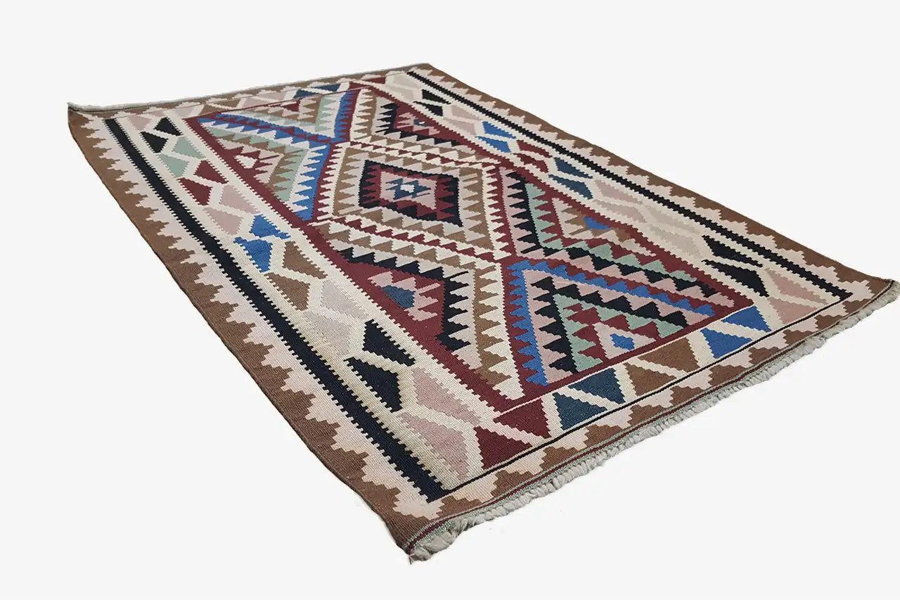 Kilim Qashqai - Multicolor 23PL 153x101 cm - German Carpet Shop