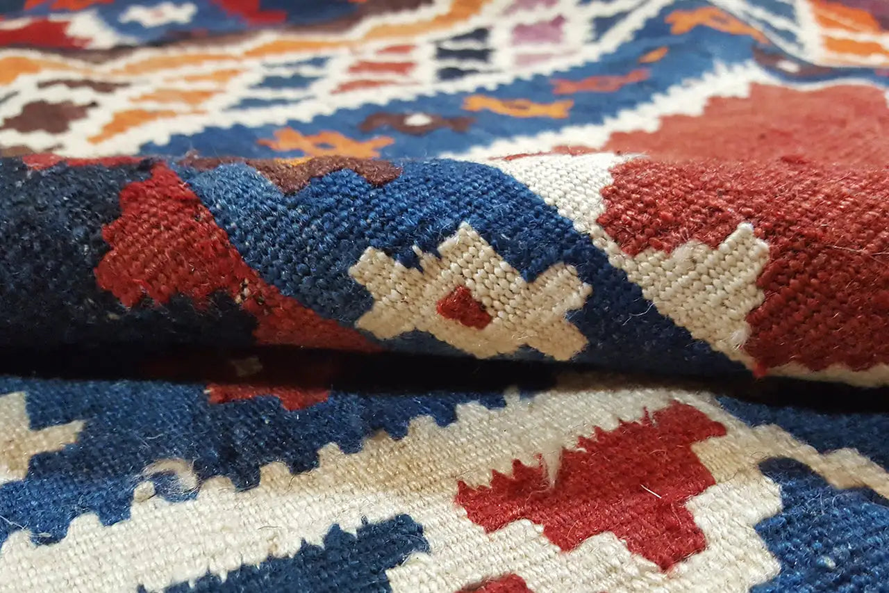 Kilim Qashqai - (276x156 cm) - Premium Kelim from German Carpet Shop - Just €389! Shop now at German Carpet Shop