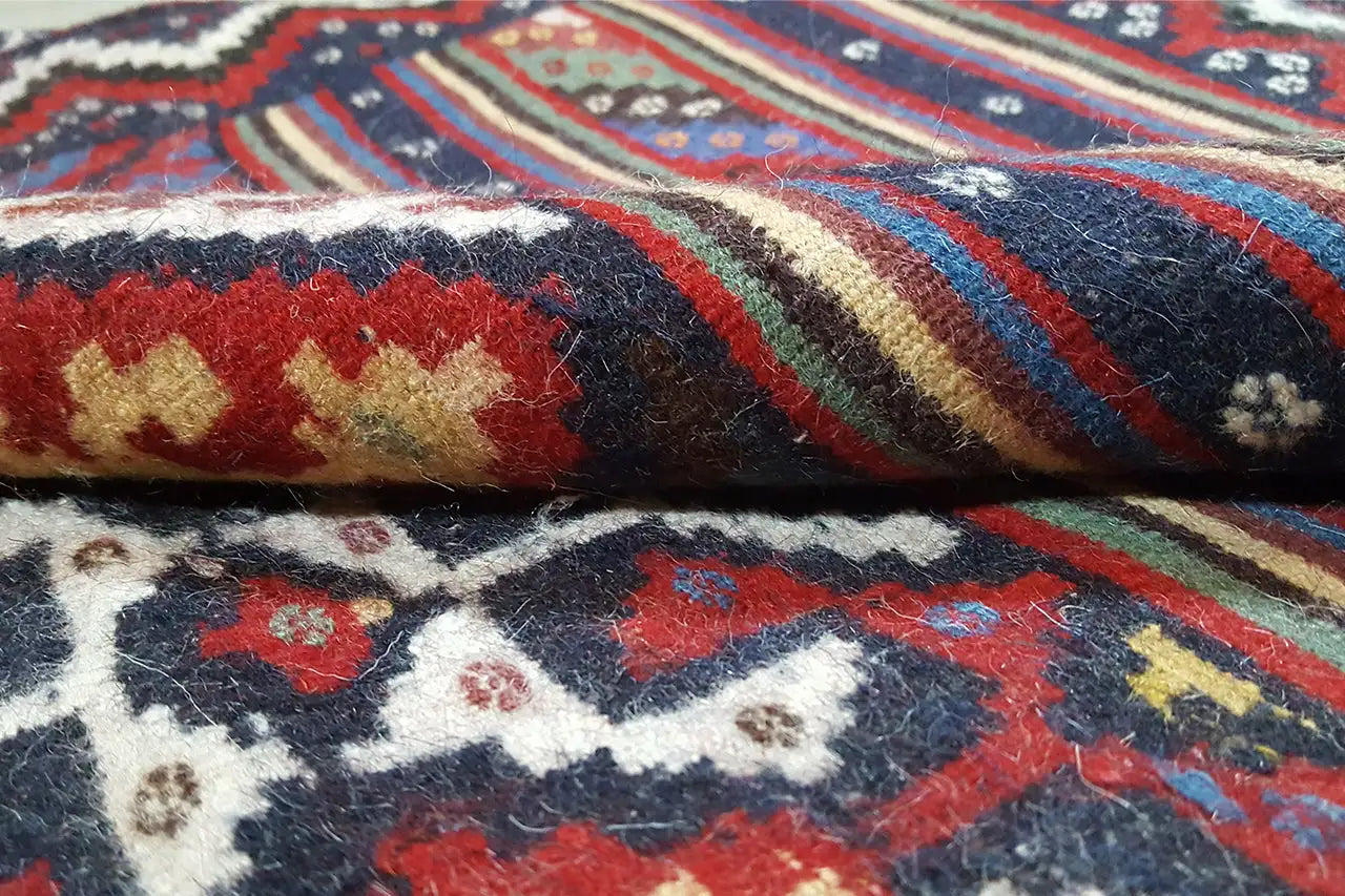 Kilim Sirjan - 905434 (216x147 cm) - Premium Kelim from German Carpet Shop - Just €349! Shop now at German Carpet Shop