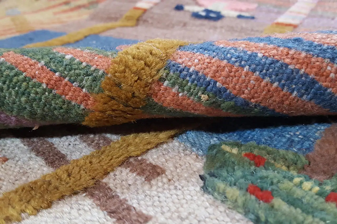 Kilim Qashqai - 800591 (310x84 cm) - Premium Kelim from German Carpet Shop - Just €390! Shop now at German Carpet Shop