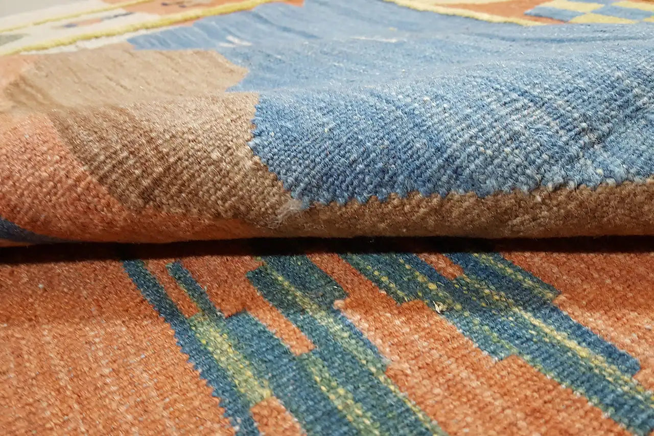 Kilim Qashqai - 800596 (187x154 cm) - Premium Kelim from German Carpet Shop - Just €430! Shop now at German Carpet Shop