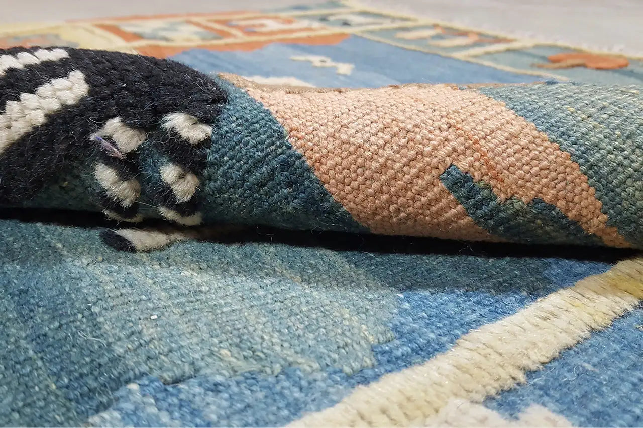 Kilim Qashqai - 800603 (145x101 cm) - Premium Kelim from German Carpet Shop - Just €229! Shop now at German Carpet Shop