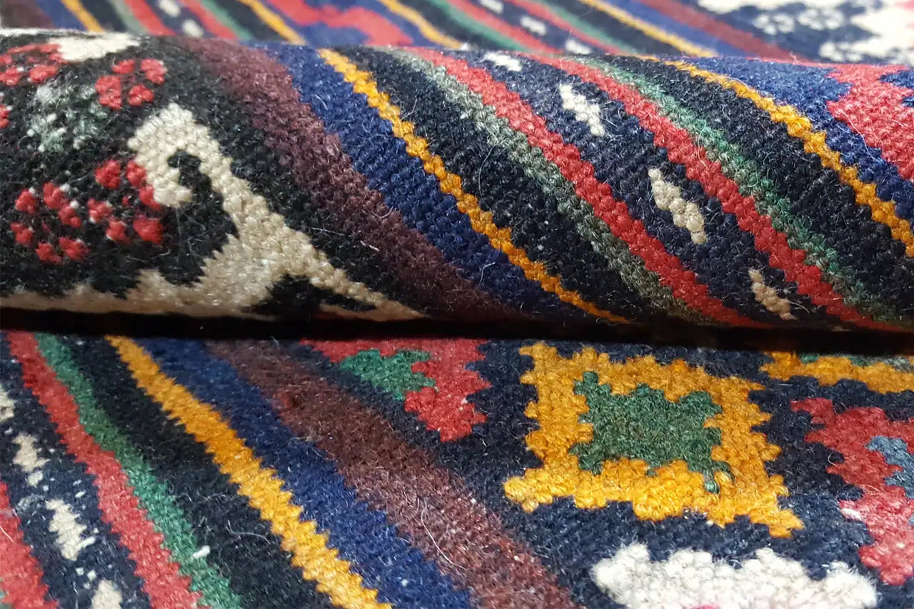 Kilim Sirjan - 905435 (208x155 cm) - Premium Kelim from German Carpet Shop - Just €349! Shop now at German Carpet Shop