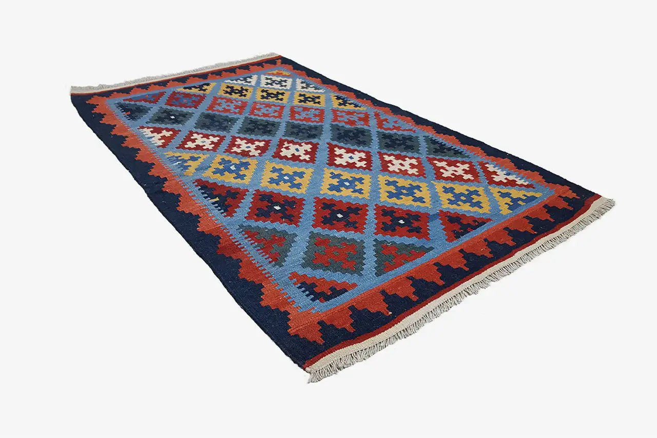 Kilim Qashqai - Multicolor 301879 157x96 cm - German Carpet Shop