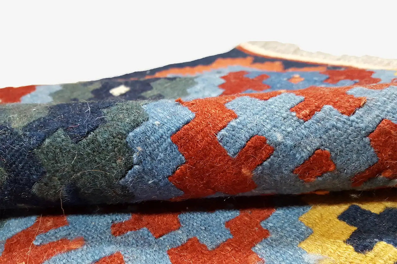 Kilim Qashqai - Multicolor 301879 157x96 cm - German Carpet Shop