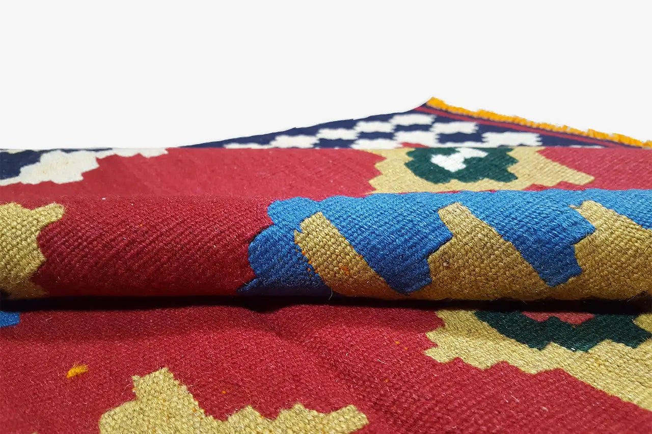 Kilim Qashqai - Multicolor 7PL 150x100 cm - German Carpet Shop
