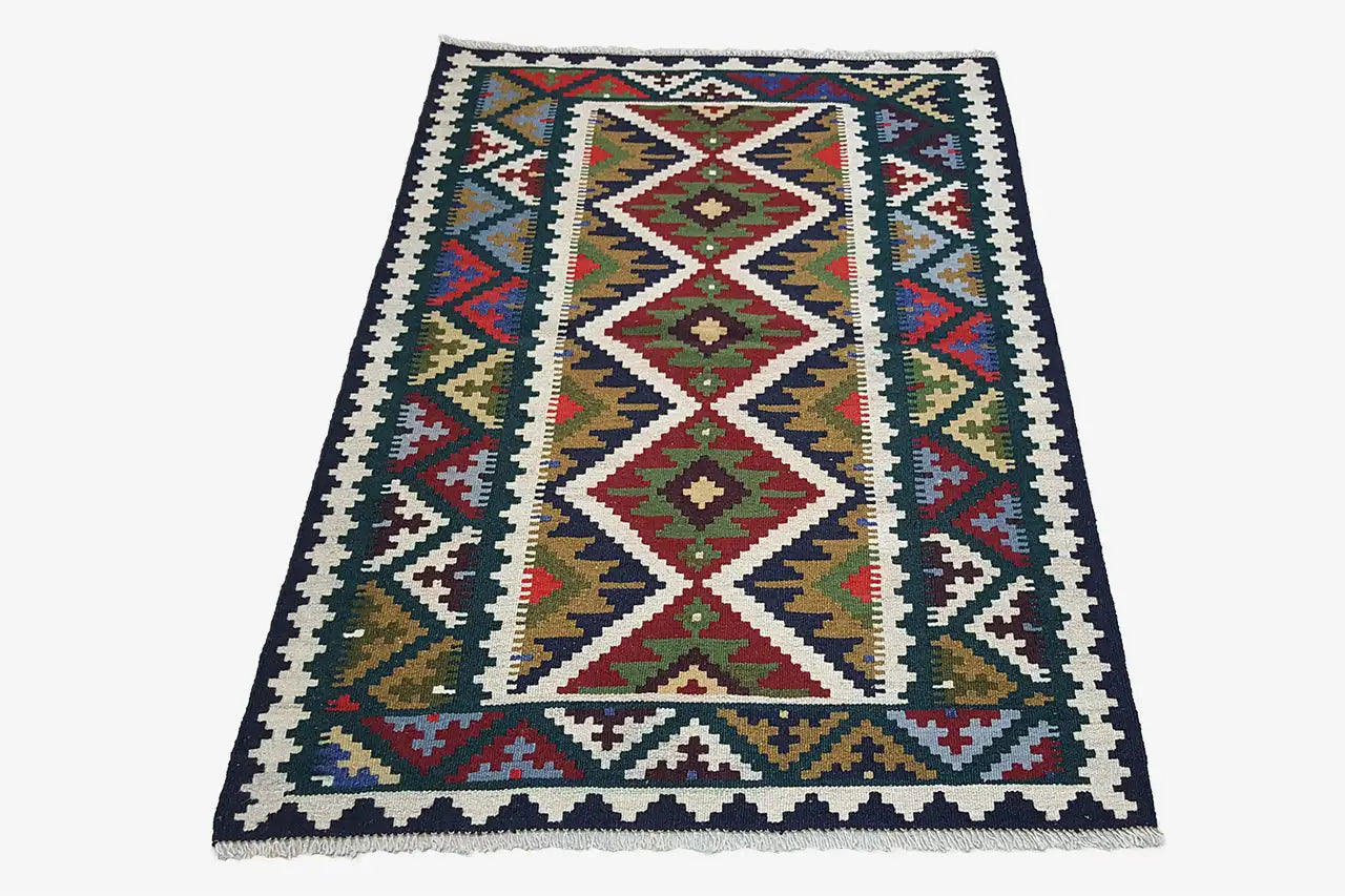 Kilim Qashqai - Multicolor 9500613 151x103 cm - German Carpet Shop