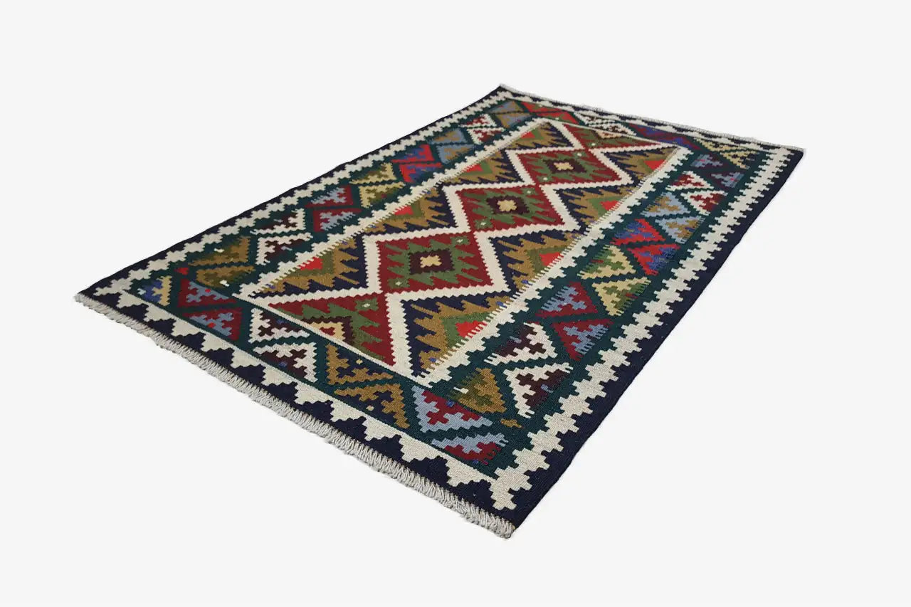 Kilim Qashqai - Multicolor 9500613 151x103 cm - German Carpet Shop