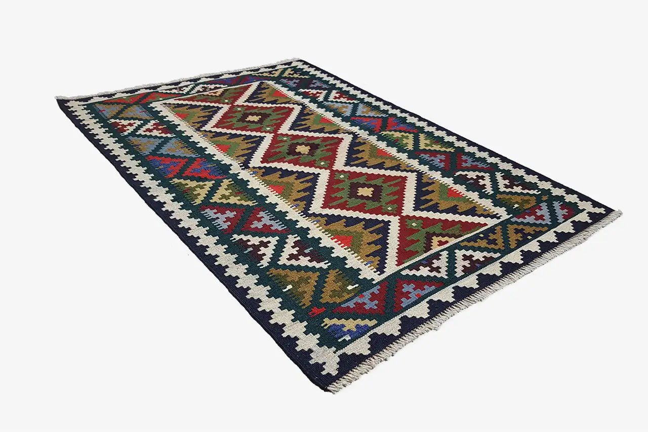Kilim Qashqai - Multicolor 9500613 151x103 cm - German Carpet Shop