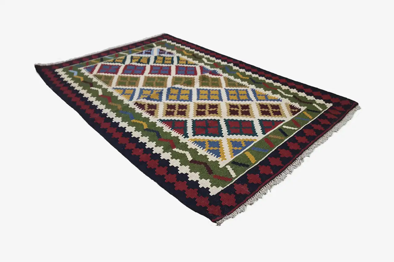 Kilim Qashqai - Multicolor 9500617 149x100 cm - German Carpet Shop