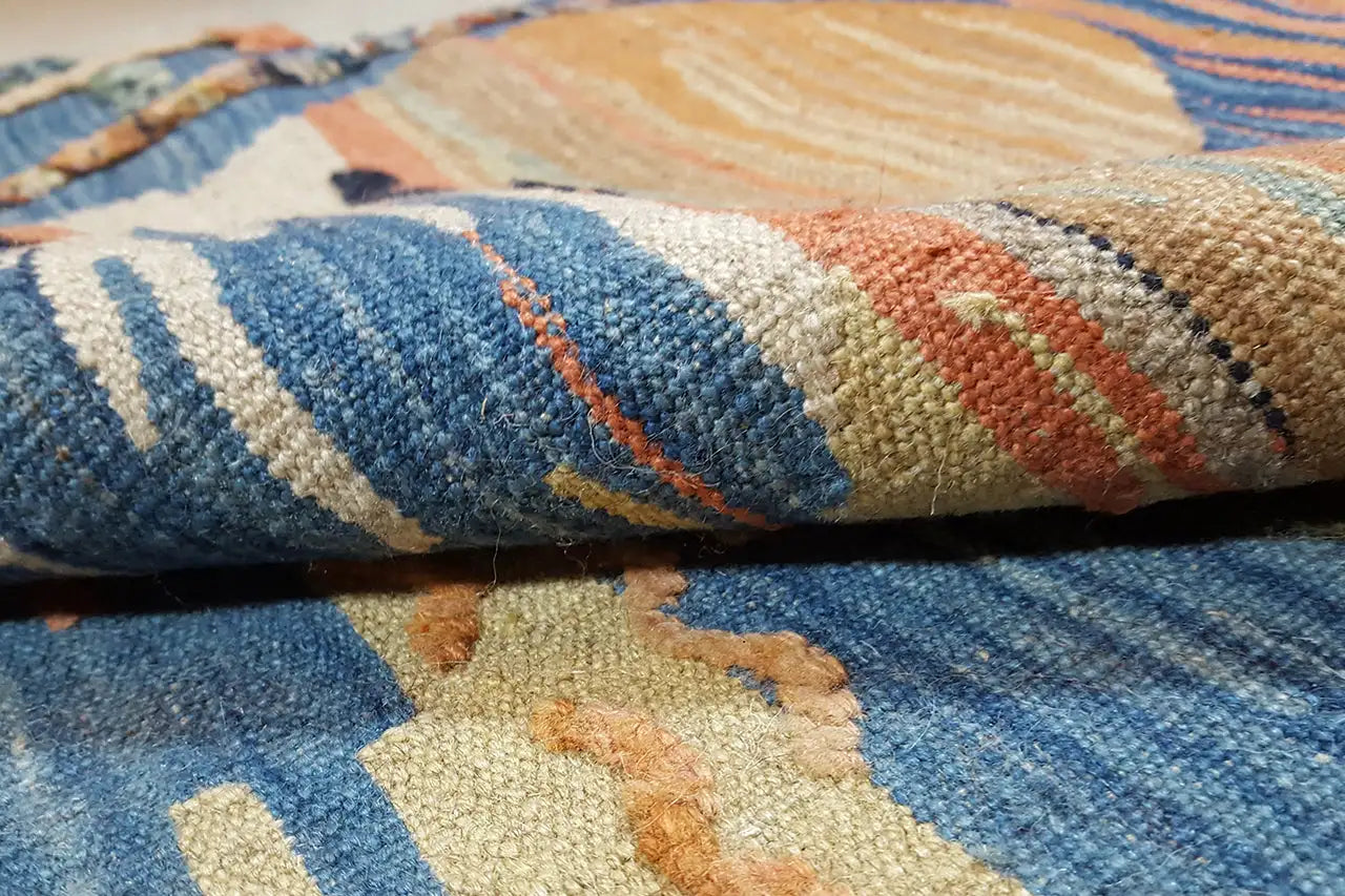 Kilim Qashqai - 301891 (194x135 cm) - Premium Kelim from German Carpet Shop - Just €449! Shop now at German Carpet Shop
