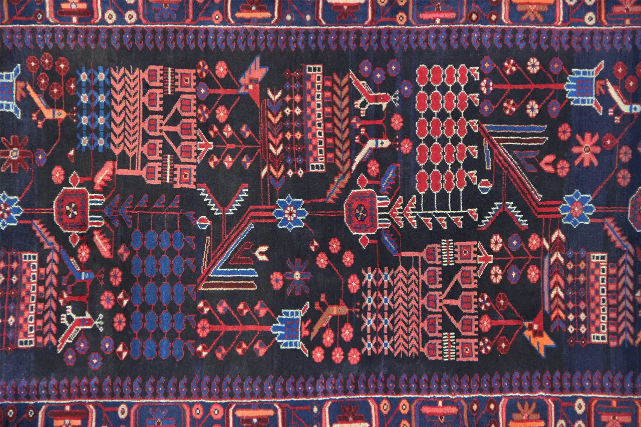 Hamadan Läufer - 8968693 (394x114cm) - German Carpet Shop