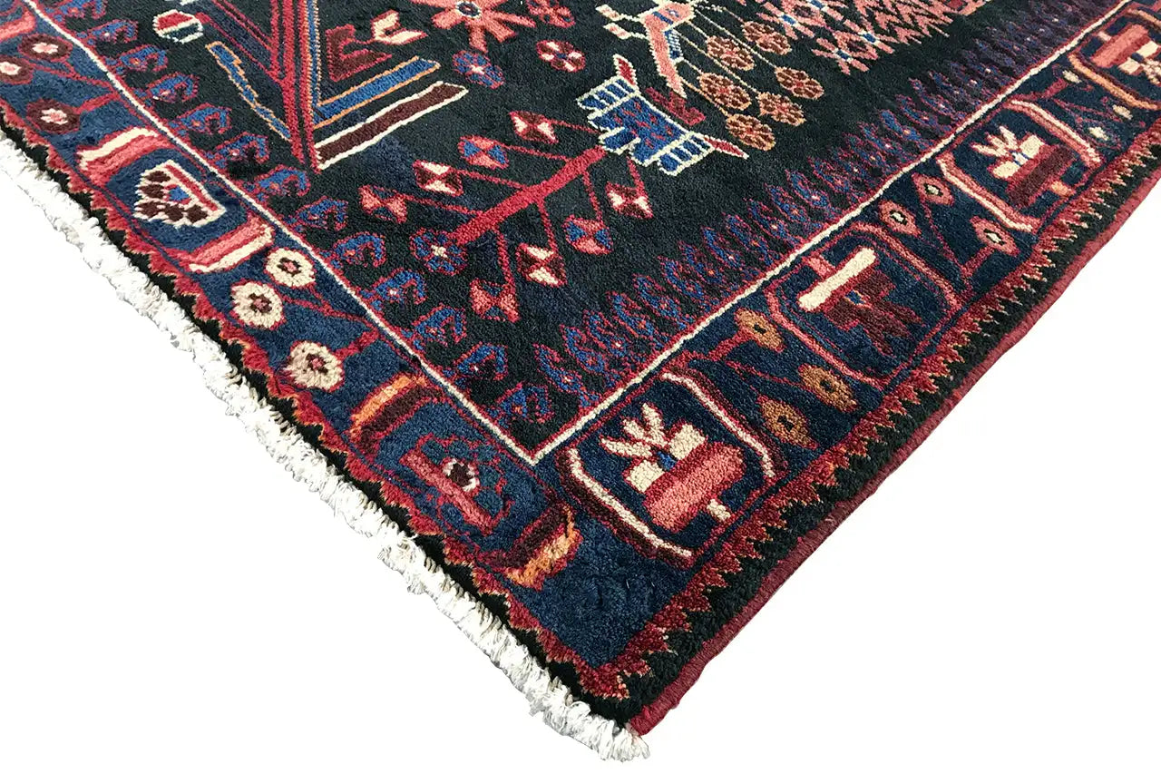 Hamadan Läufer - 8968693 (394x114cm) - German Carpet Shop