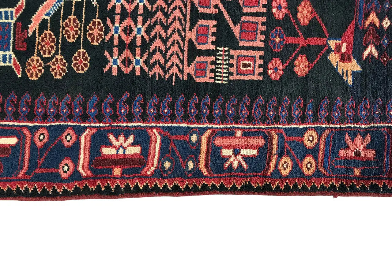 Hamadan Läufer - 8968693 (394x114cm) - German Carpet Shop