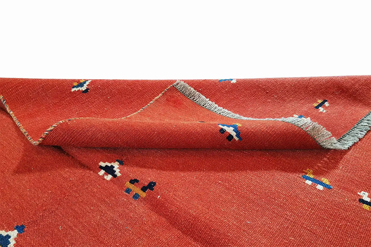 Kilim Qashqai - 2147 (155x102 cm) - Premium Kelim from German Carpet Shop - Just €142! Shop now at German Carpet Shop