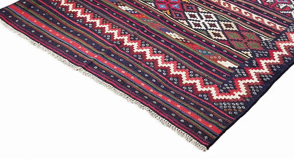 Kilim Sirjan - (230x148 cm) - Premium Kelim from German Carpet Shop - Just €365! Shop now at German Carpet Shop