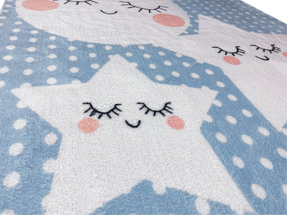 Tappeto per bambini "Mondo delle stelle", blu, 140x200 cm