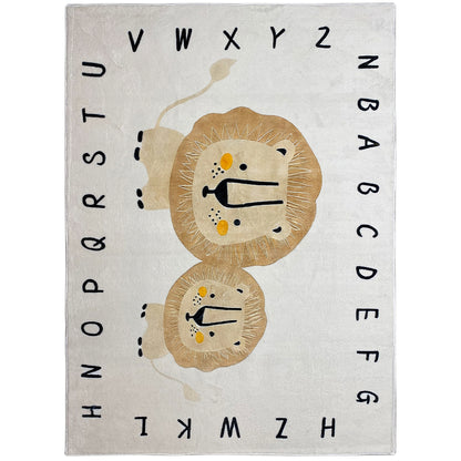 Tappeto per bambini "Leone", beige, 140x200 cm