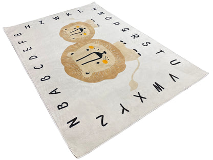 Tappeto per bambini "Leone", beige, 160x230 cm