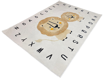 Tappeto per bambini "Leone", beige, 160x230 cm