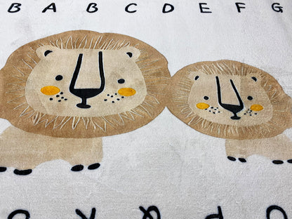 Tappeto per bambini „Leone“, beige, 90x160 cm