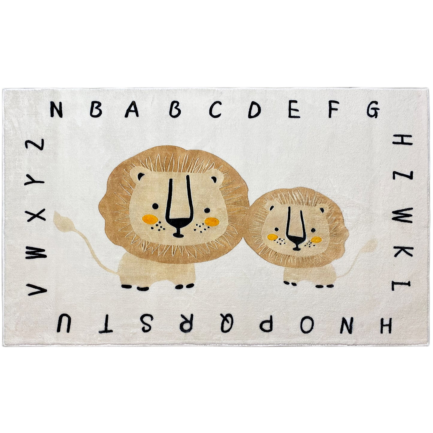 Tappeto per bambini „Leone“, beige, 90x160 cm