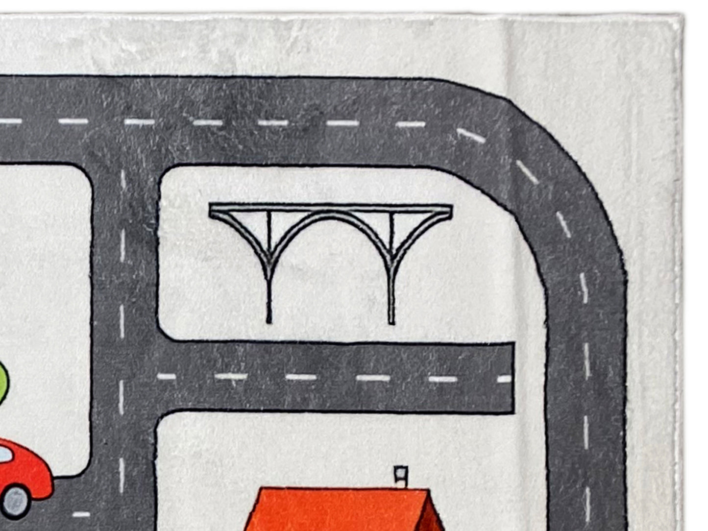 Tappeto per bambini "Strada", grigio, 140x200 cm