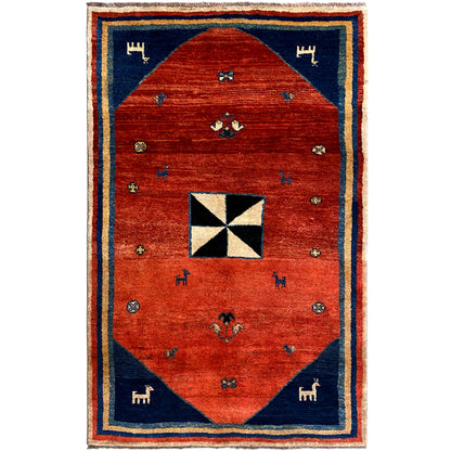 Gabbeh Teppich 188x116 cm