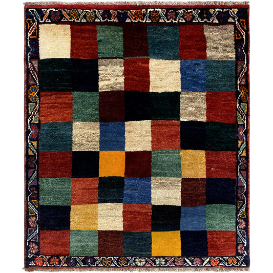 Gabbeh Teppich 127x114 cm