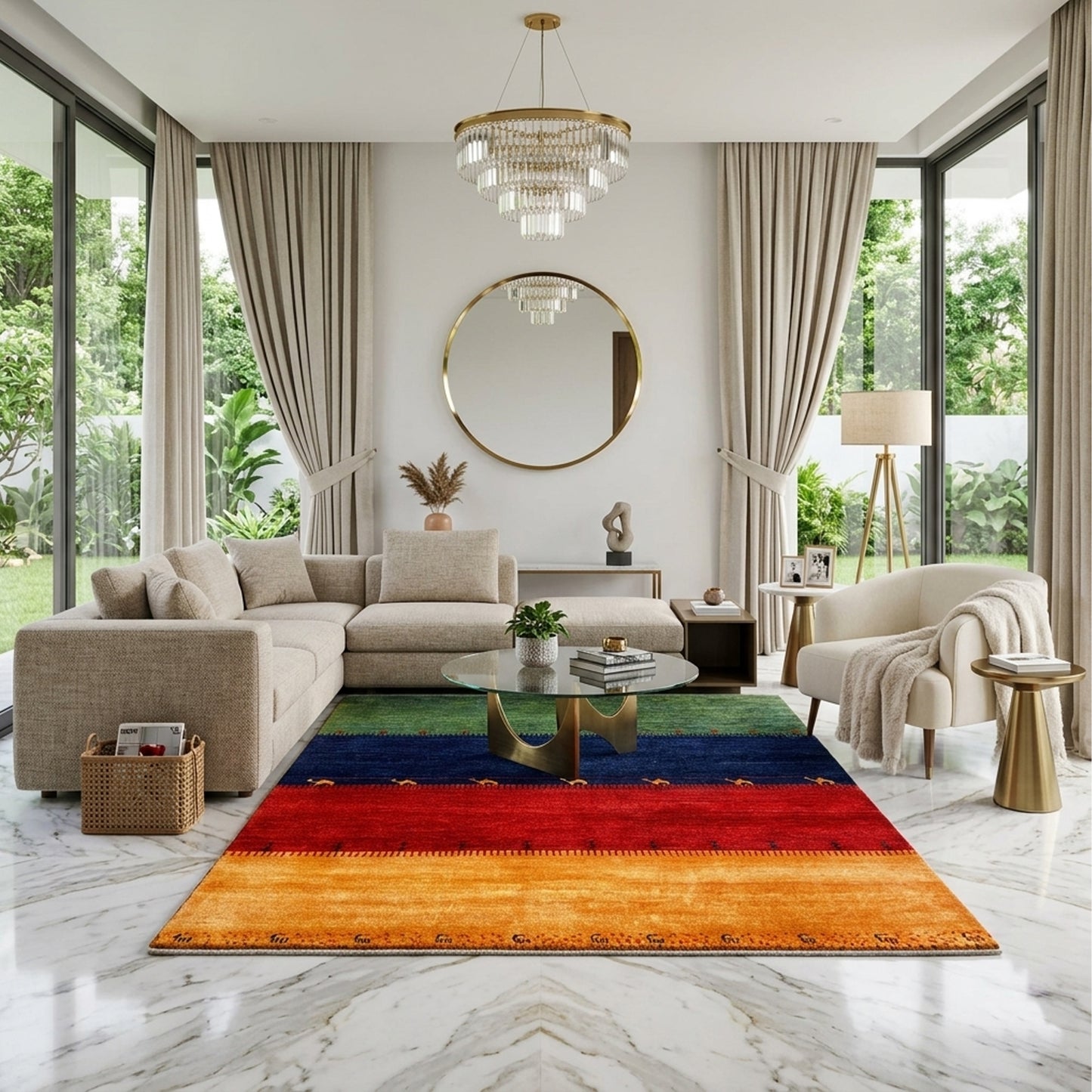 Tappeto Gabbeh 196x153cm