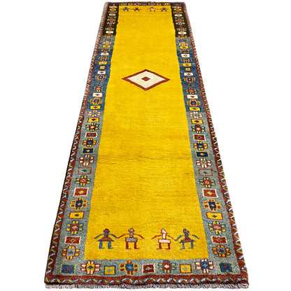 Gabbeh Läufer 303x88 cm