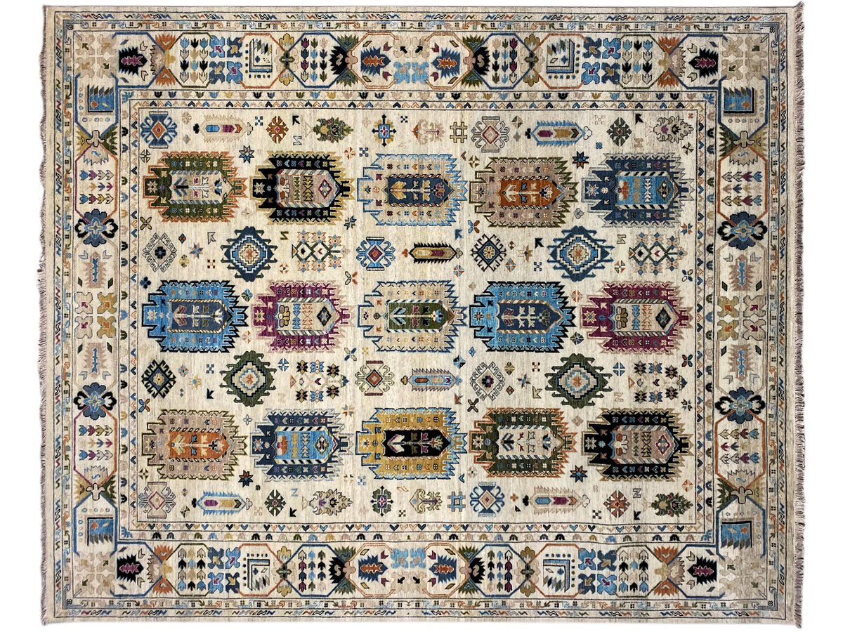 Indo Afghan Teppich - 309x242 cm