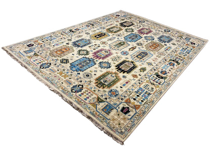 Indo Afghan Teppich - 309x242 cm