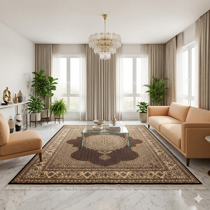 Tappeto Indo Tabriz - 303x247cm