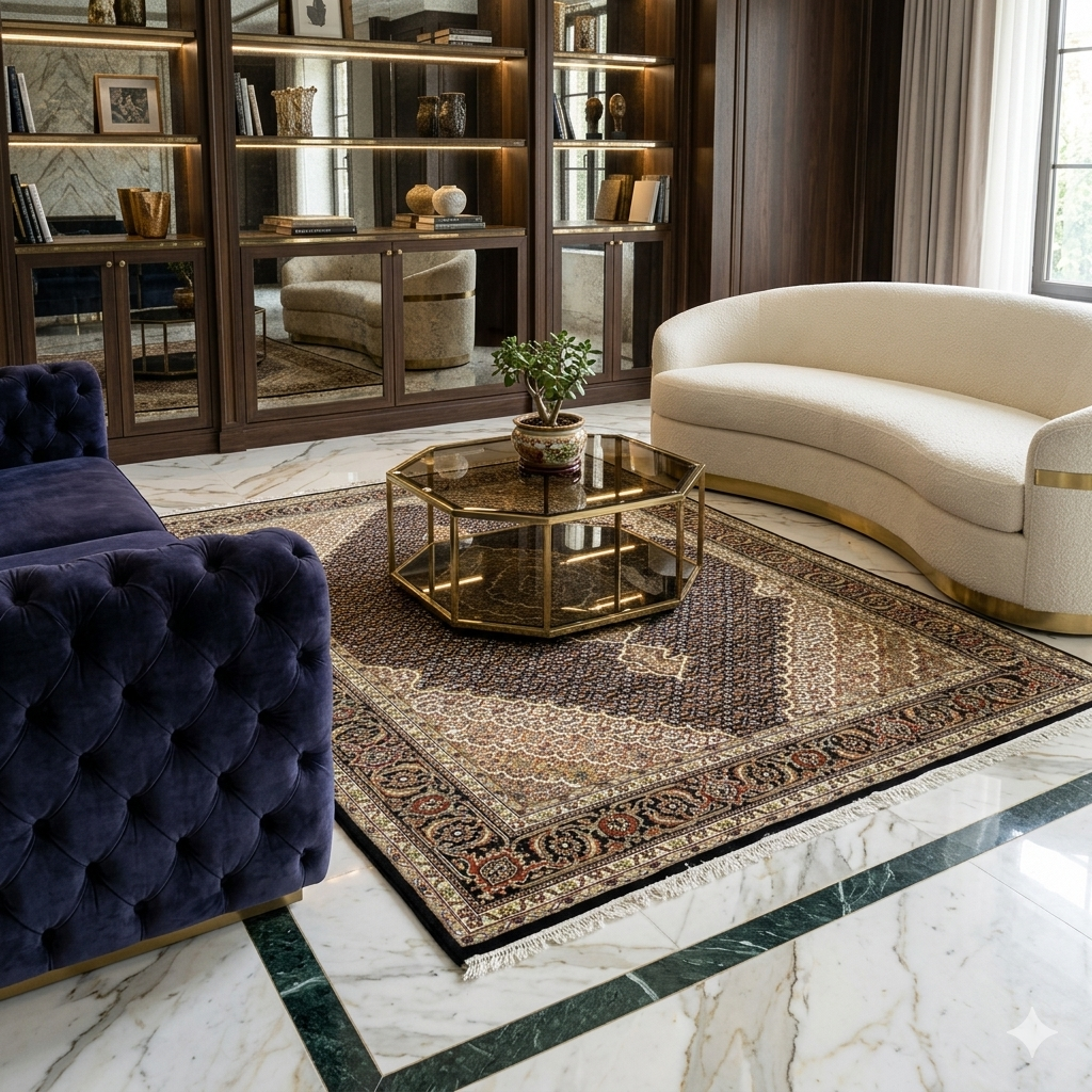 Tappeto Indo Tabriz - 238x171cm